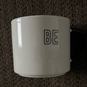 President’s Choice BE Bold Mug White Black Handle Bone China Coffee Tea Cup